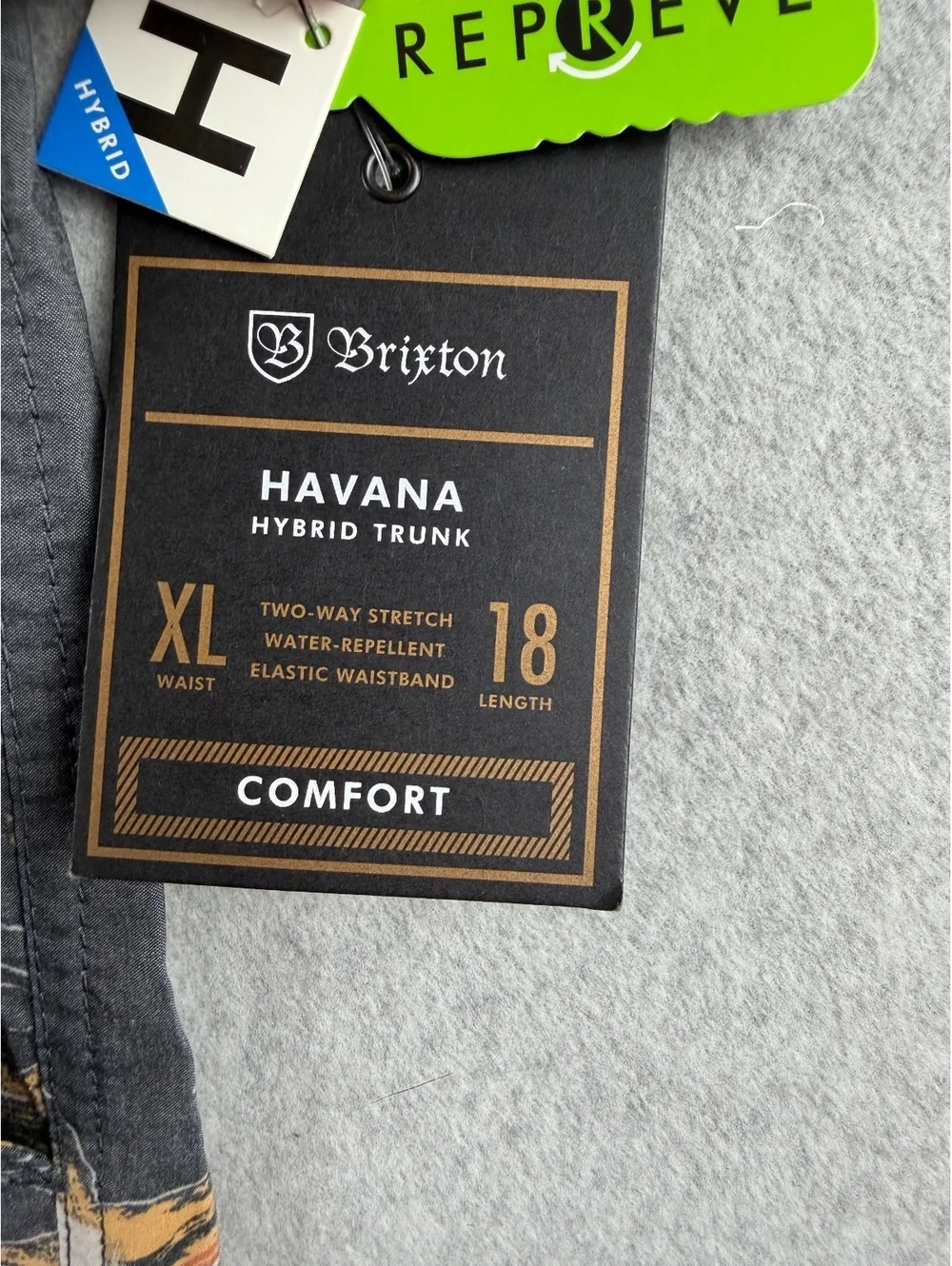 Brixton Havana Hybrid Trunk Shorts XL 18